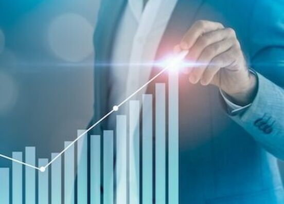 Business,Growth,boost,Up,Business,Or,Success,Concept.businessman,Pointing,Arrow,Graph