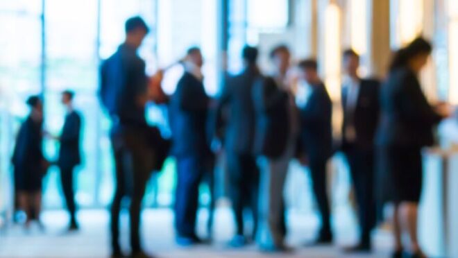 Abstract,Blur,Group,Of,People,In,Business,Meeting,,Professional,Corporate